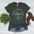 Autism Awareness Accept Adapt Advocate Autism Mom Teacher Women's Heather T-Shirt Heather Forest Autism Awareness Accept Adapt Advocate Autism Mom Teacher Women's Heather T-Shirt Heather Forest