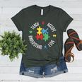 Autism Awareness Teacher Shirt Teach Accept Understand Love Women's Heather T-Shirt Heather Forest