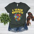 Autism Teacher Shirt I Teach Kindness Apple Puzzle Awareness Women's Heather T-Shirt Heather Forest Autism Teacher Shirt I Teach Kindness Apple Puzzle Awareness Women's Heather T-Shirt Heather Forest