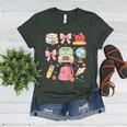 Back To School Coquette Teacher Women Girl Kindergarten PreK Women's Heather T-Shirt Heather Forest Back To School Coquette Teacher Women Girl Kindergarten PreK Women's Heather T-Shirt Heather Forest