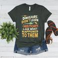 Back To School Dinosaur Social Studies Teacher Student Women's Heather T-Shirt Heather Forest Back To School Dinosaur Social Studies Teacher Student Women's Heather T-Shirt Heather Forest