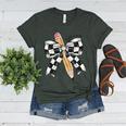 Back To School Hello Fifth Grade Teacher Coquette Pencil Bow Women's Heather T-Shirt Heather Forest Back To School Hello Fifth Grade Teacher Coquette Pencil Bow Women's Heather T-Shirt Heather Forest