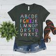Back To School Kindergarten Alphabet ABC Teacher Women Kids Women's Heather T-Shirt Heather Forest Back To School Kindergarten Alphabet ABC Teacher Women Kids Women's Heather T-Shirt Heather Forest
