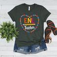 Back To School Tee ENL Teacher English New Language Squad Women's Heather T-Shirt Heather Forest