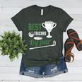 Best Teacher By Par Golf Golfer Women's Heather T-Shirt Heather Forest Best Teacher By Par Golf Golfer Women's Heather T-Shirt Heather Forest