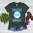 Biology Facts Science Teacher Student Biologist Women's Heather T-Shirt Heather Forest