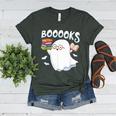 Books Halloween Librarian Teacher Reader Reading Book Lover Women's Heather T-Shirt Heather Forest