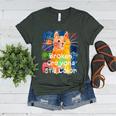 Broken Crayons Still Color Cat Teacher Women's Heather T-Shirt Heather Forest