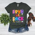 Bruh We Back Teachers First Day Back To School Teachers Women's Heather T-Shirt Heather Forest
