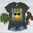 Bruh It's Fri-Yay Friday Weekend Smile Face Teacher Student Women's Heather T-Shirt Heather Forest Bruh It's Fri-Yay Friday Weekend Smile Face Teacher Student Women's Heather T-Shirt Heather Forest