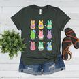 Bunny Reading Books Easter Day Librarian Teacher Book Women's Heather T-Shirt Heather Forest Bunny Reading Books Easter Day Librarian Teacher Book Women's Heather T-Shirt Heather Forest