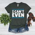 I Can't Even Math Mathematics Teacher Women's Heather T-Shirt Heather Forest
