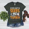 You Can't Scare Me I'm A Teacher Halloween Spooky Season Women's Heather T-Shirt Heather Forest
