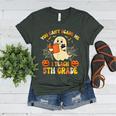 You Can't Scare Me I Teach 5th Grade Teacher Halloween Ghost Women's Heather T-Shirt Heather Forest You Can't Scare Me I Teach 5th Grade Teacher Halloween Ghost Women's Heather T-Shirt Heather Forest