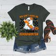 You Can't Scare Me I Teach Kindergarten Teacher Halloween Women's Heather T-Shirt Heather Forest You Can't Scare Me I Teach Kindergarten Teacher Halloween Women's Heather T-Shirt Heather Forest