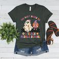 You Can't Scare Me I Teach Middle School Halloween Teacher Women's Heather T-Shirt Heather Forest You Can't Scare Me I Teach Middle School Halloween Teacher Women's Heather T-Shirt Heather Forest