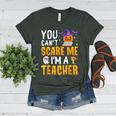You Cant Scare Me Im A Teacher Halloween Trick Or Teach 2024 Women's Heather T-Shirt Heather Forest You Cant Scare Me Im A Teacher Halloween Trick Or Teach 2024 Women's Heather T-Shirt Heather Forest
