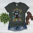 Cat Kitty I'm A Math Teacher Of Course I Have Problems Women's Heather T-Shirt Heather Forest