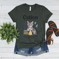 Cation Shirt Cat Science Chemistry Teacher Chemist Pun Women's Heather T-Shirt Heather Forest Cation Shirt Cat Science Chemistry Teacher Chemist Pun Women's Heather T-Shirt Heather Forest