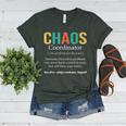 Chaos Coordinator Teacher Coworker Boss Appreciation Women's Heather T-Shirt Heather Forest Chaos Coordinator Teacher Coworker Boss Appreciation Women's Heather T-Shirt Heather Forest