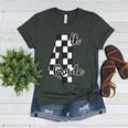 Checkered Fourth Grade Back To School Teachers Students Women's Heather T-Shirt Heather Forest Checkered Fourth Grade Back To School Teachers Students Women's Heather T-Shirt Heather Forest