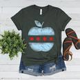 Chicago Flag Teacher School Cute Women's Heather T-Shirt Heather Forest