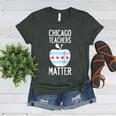 Chicago Teachers Matter Support Union Education Red For Ed Raglan Baseball Tee Women's Heather T-Shirt Heather Forest Chicago Teachers Matter Support Union Education Red For Ed Raglan Baseball Tee Women's Heather T-Shirt Heather Forest