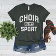 Choir Is My Sport Quote Choir Teacher Women's Heather T-Shirt Heather Forest Choir Is My Sport Quote Choir Teacher Women's Heather T-Shirt Heather Forest