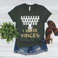 Choir Teacher Shirt I Hear Voices Chorister Tee Women's Heather T-Shirt Heather Forest Choir Teacher Shirt I Hear Voices Chorister Tee Women's Heather T-Shirt Heather Forest
