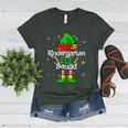 Christmas Kindergarten Elf Squad Teacher Student Women's Heather T-Shirt Heather Forest Christmas Kindergarten Elf Squad Teacher Student Women's Heather T-Shirt Heather Forest