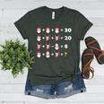 Christmas Math Quiz Teacher Equation Math Teacher Women's Heather T-Shirt Heather Forest Christmas Math Quiz Teacher Equation Math Teacher Women's Heather T-Shirt Heather Forest