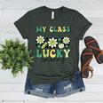 My Class Is Full Of Lucky Charms St Patricks Day Teacher Women's Heather T-Shirt Heather Forest My Class Is Full Of Lucky Charms St Patricks Day Teacher Women's Heather T-Shirt Heather Forest
