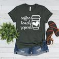 Coffee Teach Repeat Women's Misses Plus Size Teacher Women's Heather T-Shirt Heather Forest Coffee Teach Repeat Women's Misses Plus Size Teacher Women's Heather T-Shirt Heather Forest