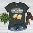 Cool History Teacher Read The Constitution For The Articles Women's Heather T-Shirt Heather Forest