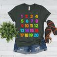 Counting 1-10 Learn To Count Number School Kids Teacher Women's Heather T-Shirt Heather Forest