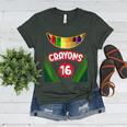 Crayon Box Fun Teacher Student Crayon Squad Halloween 2023 Women's Heather T-Shirt Heather Forest Crayon Box Fun Teacher Student Crayon Squad Halloween 2023 Women's Heather T-Shirt Heather Forest