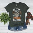 Creepin It Real With My 2nd Grade Monsters Halloween Teacher For Men Women Kids Women's Heather T-Shirt Heather Forest Creepin It Real With My 2nd Grade Monsters Halloween Teacher For Men Women Kids Women's Heather T-Shirt Heather Forest