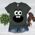 Creepy Carrots Face Teacher Halloween Costume Matching Women's Heather T-Shirt Heather Forest Creepy Carrots Face Teacher Halloween Costume Matching Women's Heather T-Shirt Heather Forest
