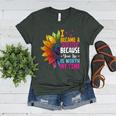 Cute I Became A Teacher Because Your Life Is Worth My Time Women's Heather T-Shirt Heather Forest