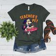 Cute Elementary School Student Dog Teacher's Pet Women's Heather T-Shirt Heather Forest Cute Elementary School Student Dog Teacher's Pet Women's Heather T-Shirt Heather Forest