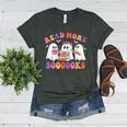 Cute Ghost Read More Books Lover Teacher Halloween Costume Women's Heather T-Shirt Heather Forest Cute Ghost Read More Books Lover Teacher Halloween Costume Women's Heather T-Shirt Heather Forest