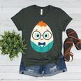 Cute Good Egg Teacher Halloween Costume Food Group Women's Heather T-Shirt Heather Forest