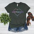 Cute Montessori For Teachers Kids & Moms Women's Heather T-Shirt Heather Forest Cute Montessori For Teachers Kids & Moms Women's Heather T-Shirt Heather Forest