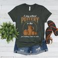 A Day Without Pottery Teacher Clay Kiln Ceramics Artist Men Women Women's Heather T-Shirt Heather Forest