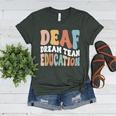 Deaf Dream Team Education Deaf Education Teacher Women's Heather T-Shirt Heather Forest Deaf Dream Team Education Deaf Education Teacher Women's Heather T-Shirt Heather Forest