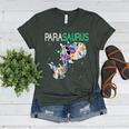 Dino Para Professional Teacher Collection T-Rex Dinosaur Paraeducator Assistant Teacher Women's Heather T-Shirt Heather Forest Dino Para Professional Teacher Collection T-Rex Dinosaur Paraeducator Assistant Teacher Women's Heather T-Shirt Heather Forest
