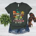 Dinosaurs Didnt Read Look What Happened To Them Teacher Women's Heather T-Shirt Heather Forest