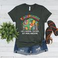 Dinosaurs Teachersaurus Like A Normal Teacher More Awesome Women's Heather T-Shirt Heather Forest Dinosaurs Teachersaurus Like A Normal Teacher More Awesome Women's Heather T-Shirt Heather Forest