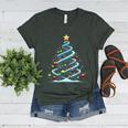 DNA Helix Christmas Tree Scientist Biology Science Teacher Women's Heather T-Shirt Heather Forest DNA Helix Christmas Tree Scientist Biology Science Teacher Women's Heather T-Shirt Heather Forest