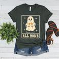 All Done Sign Language Ghost Speech Pathology Teacher Women's Heather T-Shirt Heather Forest All Done Sign Language Ghost Speech Pathology Teacher Women's Heather T-Shirt Heather Forest